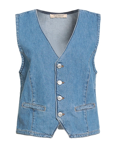 LE STREGHE Denim jacket Blue 100% Cotton