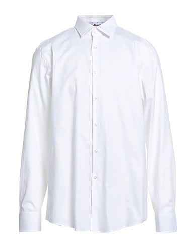 HUGO Solid colour shirt White 100% Cotton