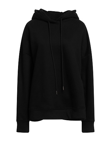 WEILI ZHENG Felpa Nero 100% Cotone