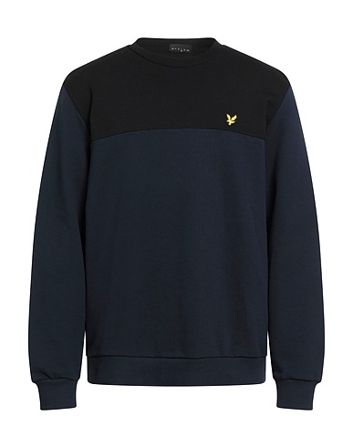 LYLE & SCOTT Sweatshirt Midnight blue 100% Cotton