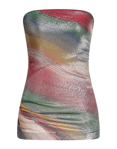 MISSONI Top Green 100% Viscose, Polyurethane