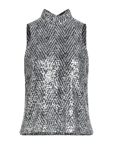 MAISON LAVINIATURRA Top Black 100% Polyamide, Polyester