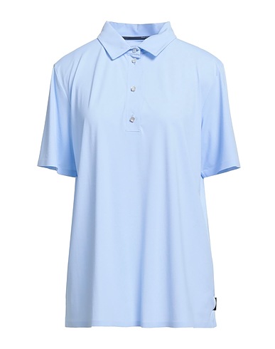 RRD Polo shirt Light blue 86% Polyamide, 14% Elastane
