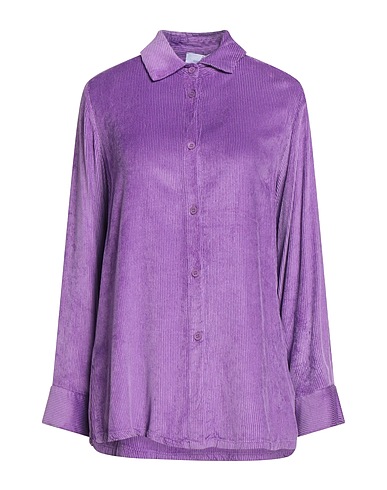 ANNA SERAVALLI Solid color shirts & blouses Mauve 100% Viscose