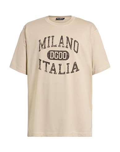 DOLCE&GABBANA T-shirt Beige 100% Cotton