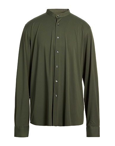 RRD Solid color shirt Military green 86% Polyamide, 14% Elastane