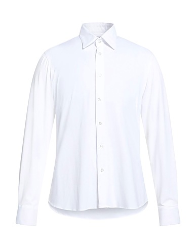 RRD Solid colour shirt White 86% Polyamide, 14% Elastane