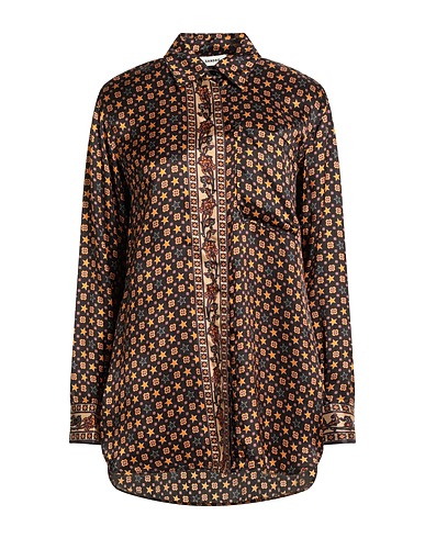 SANDRO Patterned shirts & blouses Black 100% Viscose