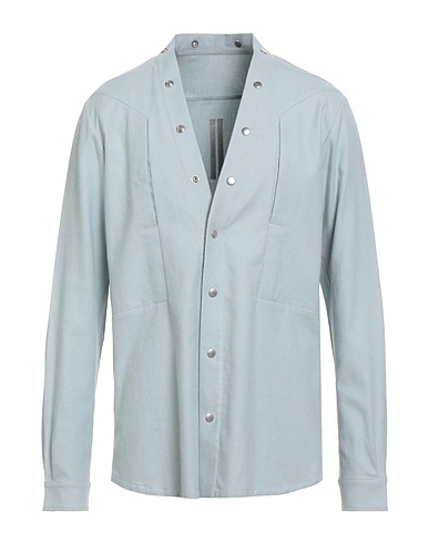 RICK OWENS Shirts Sky blue 100% Cotton
