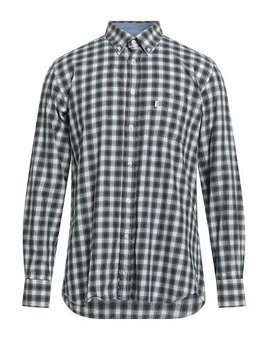 BARBOUR Patterned shirt Taupe 100% Cotton