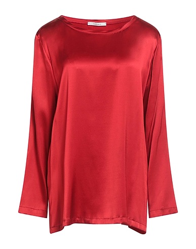 MALÌPARMI Silk top Red 100% Silk