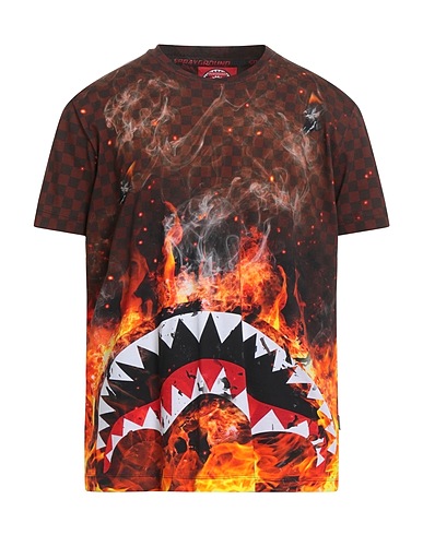 SPRAYGROUND T-shirt Brown 100% Cotton