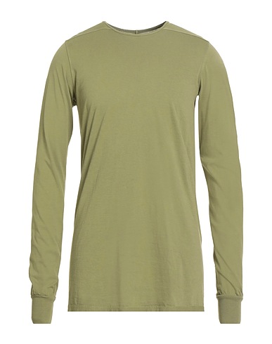 DRKSHDW by RICK OWENS Basic T-Shirt Military green 100% Cotton