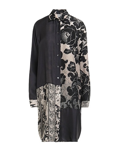 PIERRE-LOUIS MASCIA Floral shirts & blouses Black 100% Silk