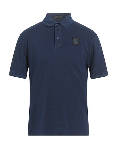 BLAUER. Polo Blu navy 100% Cotone
