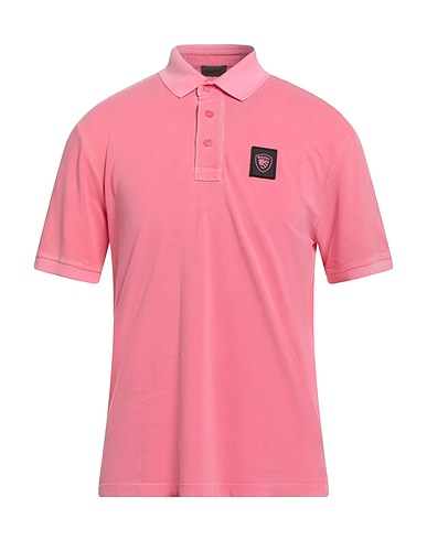 BLAUER. Polo shirt Pink 100% Cotton