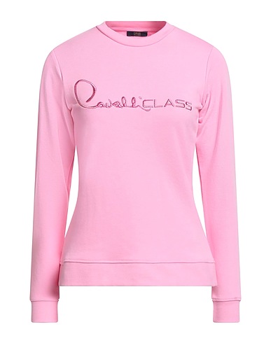 CAVALLI CLASS Sweatshirt Pink 60% Cotton, 40% Polyester