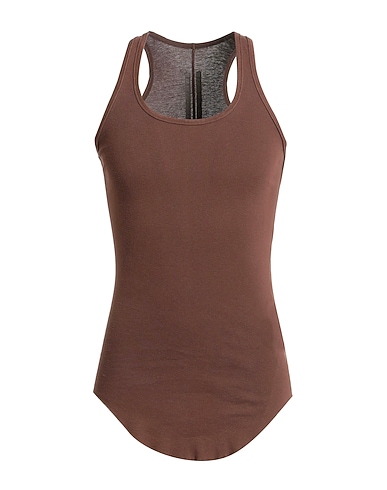 DRKSHDW by RICK OWENS Vest Brown 100% Cotton