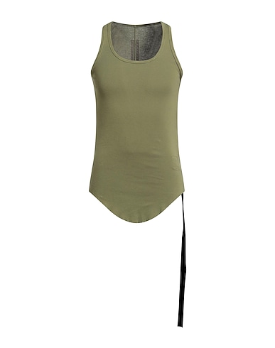 DRKSHDW by RICK OWENS Vest Sage green 100% Cotton