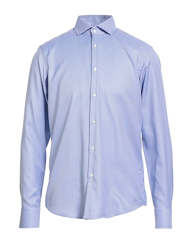 BOSS HUGO BOSS Patterned shirt Blue 100% Cotton