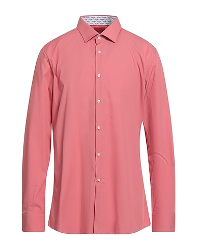 HUGO Camicia tinta unita Rosa 100% Cotone