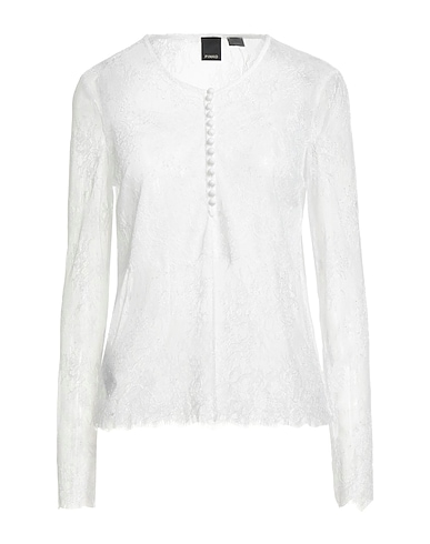 PINKO Top Bianco 100% Poliammide