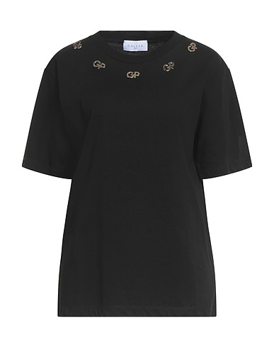 GAëLLE Paris T-Shirt Schwarz 100% Baumwolle