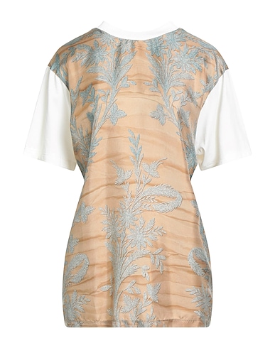 PIERRE-LOUIS MASCIA T-shirt White 80% Cotton, 20% Silk