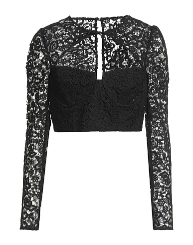 SELF-PORTRAIT Top 97% Polyester, 3% Polyamide