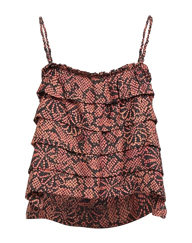 ULLA JOHNSON Топ без рукавов 71% Вискоза, 29% Шелк