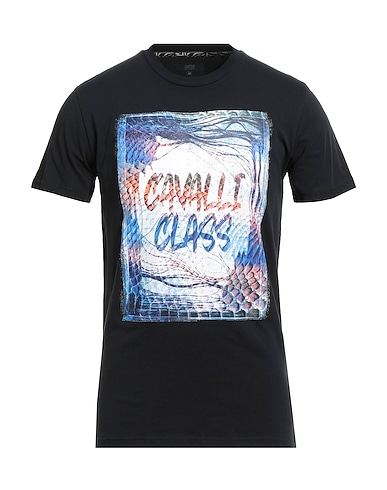 CAVALLI CLASS T-shirt Black 100% Cotton