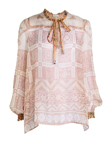 PIERRE-LOUIS MASCIA Silk top Garnet 100% Silk