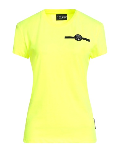 PLEIN SPORT T-shirt Giallo 100% Cotone
