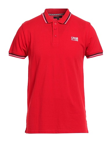 CAVALLI CLASS Polo Rosso 100% Cotone