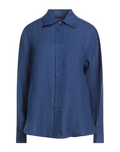 LUISA SPAGNOLI Linen shirt Navy 100% Linen