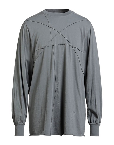 DRKSHDW by RICK OWENS Basic T-Shirt Grey 100% Cotton