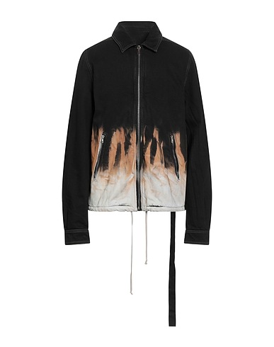 DRKSHDW by RICK OWENS Denim jacket Black 100% Cotton