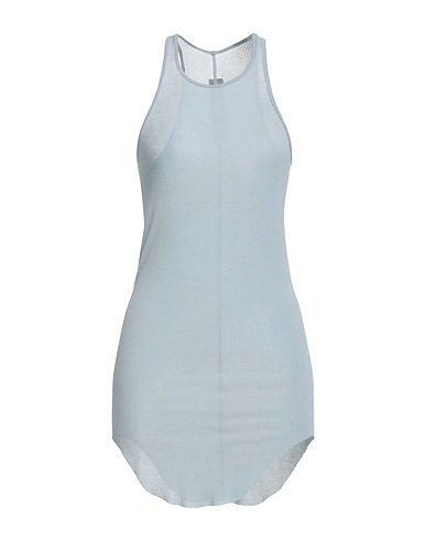 RICK OWENS Vest Sky blue 88% Viscose, 12% Silk