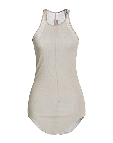RICK OWENS Tank top GRIGIO CHIARO 88% Viscose, 12% Silk