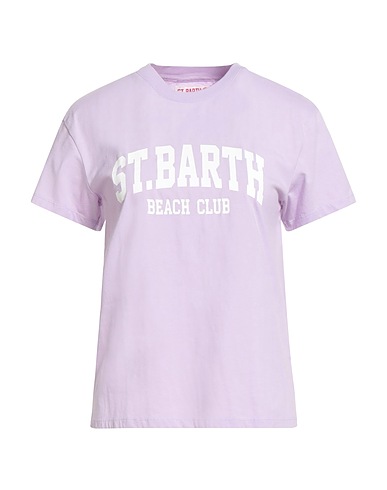 MC2 SAINT BARTH T-shirt SPORT CLUB Lilac 100% Cotton