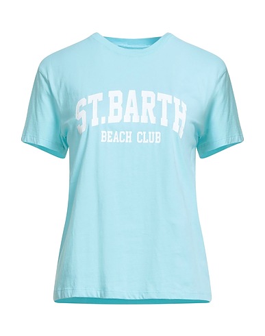 MC2 SAINT BARTH T-shirt SPORT CLUB Sky blue 100% Cotton