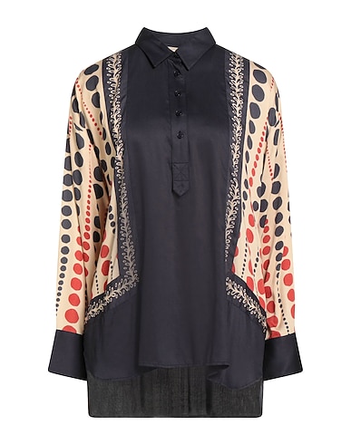 STELLA FOREST Patterned shirts & blouses Beige 100% Modal