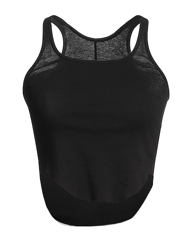 DRKSHDW by RICK OWENS Top Schwarz 100% Baumwolle