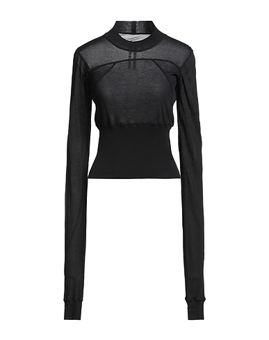 RICK OWENS Top Black 100% Cotton
