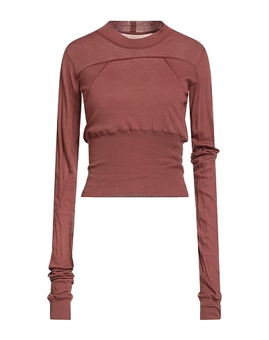 RICK OWENS Top Brown 100% Cotton