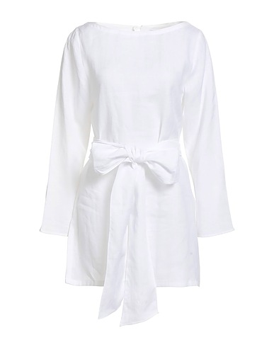 LUISA SPAGNOLI Top White 100% Linen