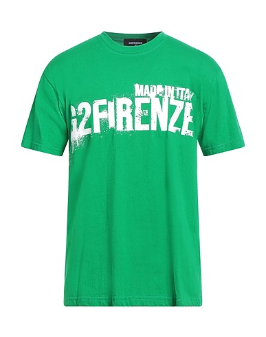 G2FIRENZE T-shirt Verde 100% Cotone