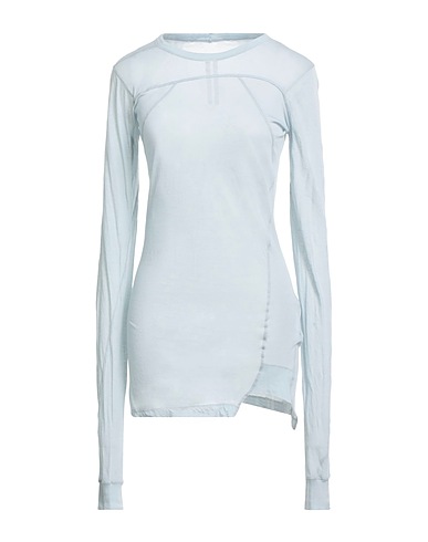 RICK OWENS T-shirt Celeste 100% Cotone
