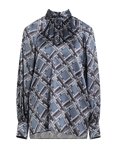 ELEVENTY Silk top Blue 100% Silk