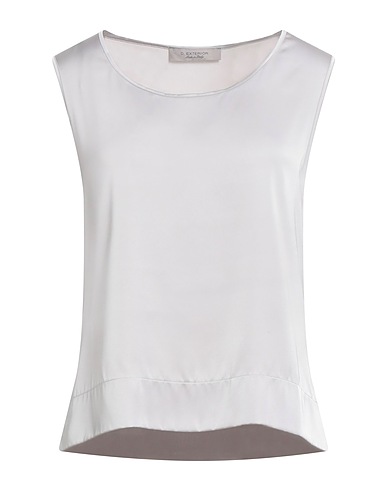 D.EXTERIOR Top Light grey 97% Polyester, 3% Elastane